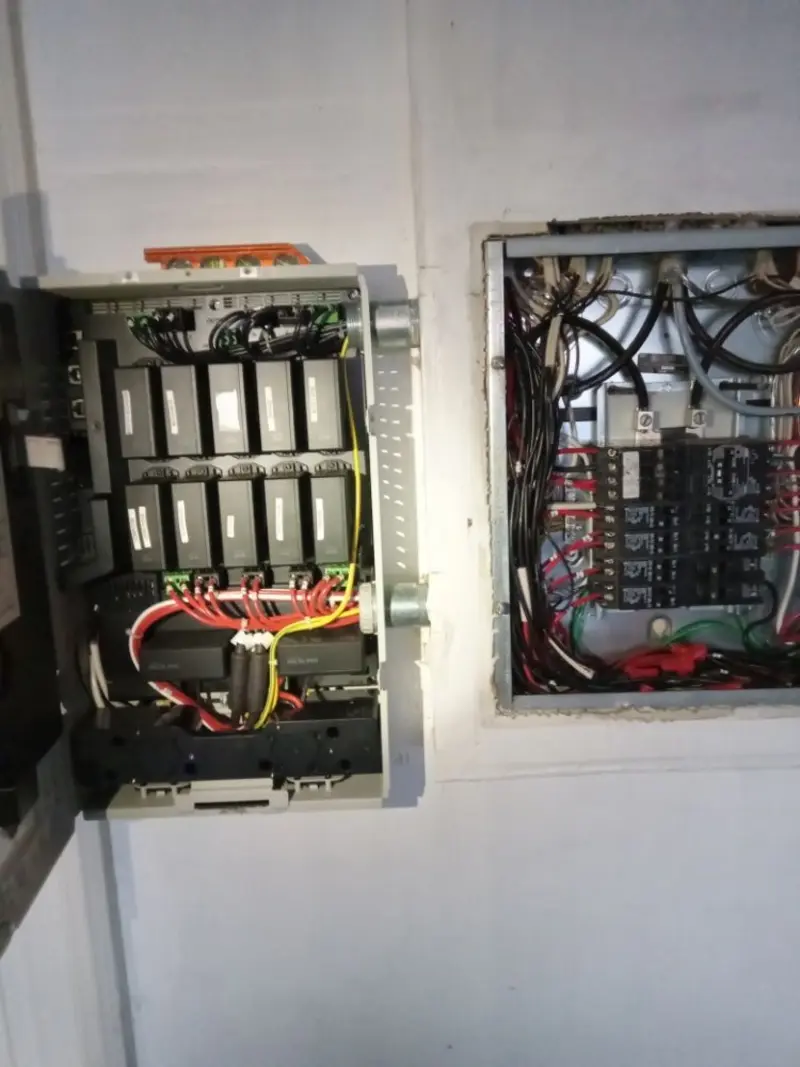 Electrical panel upgrade completed for Commercial Electrician Services in Alliance